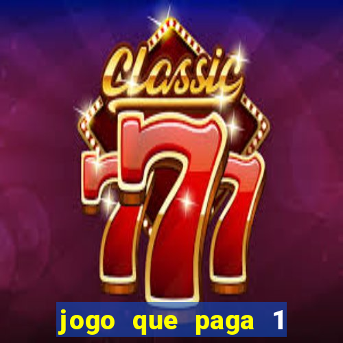 jogo que paga 1 real no pix